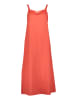 CARTOON Lniana sukienka w kolorze koralowym
