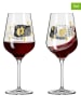 RITZENHOFF 2-delige set: rodewijnglazen "Legendarisch goud" - 570 ml