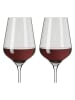 RITZENHOFF Kieliszki (2 szt.) w kolorze szarym do czerwonego wina - 570 ml