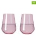 RITZENHOFF 2-delige set: glazen "Fjordlicht" beskleurig - 540 ml