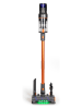 livoo 2-in-1 stofzuiger grijs/oranje - (H)121 cm
