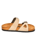 Moosefield Leder-Pantoletten in Beige