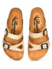 Moosefield Leder-Pantoletten in Beige