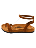 Moosefield Leder-Sandalen in Braun