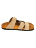 Moosefield Leder-Pantoletten in Beige