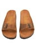 Moosefield Leren slippers lichtbruin