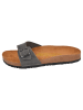 Moosefield Leren slippers grijs