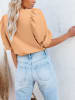 Milan Kiss Sweatshirt in Hellbraun