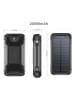 SWEET ACCESS Solarny powerbank w kolorze szarym - 20.000 mAh