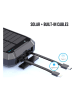 SWEET ACCESS Solarny powerbank w kolorze szarym - 20.000 mAh