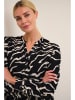 Kaffe Bluse "Somia" in Schwarz/ Creme