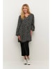 Kaffe Tuniek "Nilia" zwart/crème