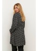 Kaffe Tuniek "Nilia" zwart/crème