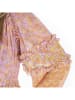 Isla Bonita by SIGRIS Sukienka w kolorze brzoskwiniowym ze wzorem