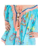 Isla Bonita by SIGRIS Bluzka w kolorze turkusowym ze wzorem