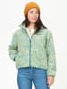 Marmot Fleece vest "Aros" turquoise/geel
