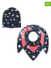 Zwillingsherz 2-delige accessoireset "Leo & Herz Junior" donkerblauw