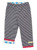 loud + proud Omkeerbare broek zwart/wit/lichtblauw