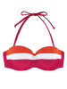 Dorina Biustonosz bikini "Lawaki" w kolorze różowo-biało-pomarańczowym