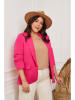 Plus Size Company Blazer "Angel" fuchsia