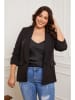 Plus Size Company Blazer "Angel" zwart