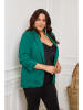 Plus Size Company Blazer "Angel" groen