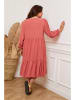 Plus Size Company Sukienka "Arnis" w kolorze jasnoróżowym