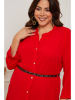 Plus Size Company Kleid "Bent" in Rot