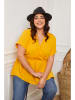 Plus Size Company Bluzka "Bibaz" w kolorze musztardowym