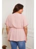 Plus Size Company Bluzka "Bibaz" w kolorze jasnoróżowym