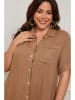 Plus Size Company Linnen jurk "Bosnik" camel