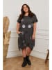 Plus Size Company Linnen jurk "Calixa" antraciet