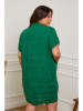 Plus Size Company Linnen jurk "Claudine" groen