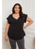 Plus Size Company Koszulka "Eglantine" w kolorze czarnym