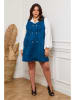 Plus Size Company Sukienka "Elfo" w kolorze niebieskim