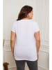 Plus Size Company Shirt "Feredl" in Weiß