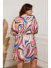 Plus Size Company Sukienka "Ibely" w kolorze różowo-beżowym