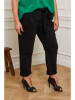 Plus Size Company Spodnie "Lirane" w kolorze czarnym