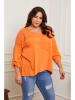 Plus Size Company Blouse "Montana" oranje