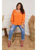Plus Size Company Bluzka "Montana" w kolorze pomarańczowym