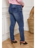 Plus Size Company Spijkerbroek "Oasis" - slim fit - blauw