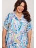 Plus Size Company Bluzka "Souka" w kolorze błękitnym
