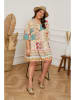 Plus Size Company Sukienka "Suli" w kolorze beżowym