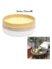 Garden Spirit Duftkerze "Citronnelle" in Gelb/ Beige - Ø 16,5 cm