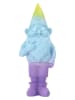 Garden Spirit Decoratief figuur "Happy" lichtblauw/paars - (H)33 cm