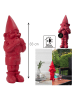 Garden Spirit Figurka dekoracyjna "Box" w kolorze czerwonym - wys. 33 cm