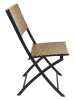 Ethnical Life Krzesło ogrodowe w kolorze brązowym - 45 x 82 x 55 cm