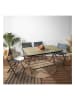 Garden Spirit Składany stolik w kolorze beżowo-czarnym - 140 x 72 x 80 cm