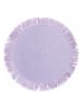Villa d´Este 4-delige set: placemats paars/wit - Ø 38 cm