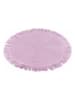 Villa d´Este 4-delige set: placemats paars/wit - Ø 38 cm